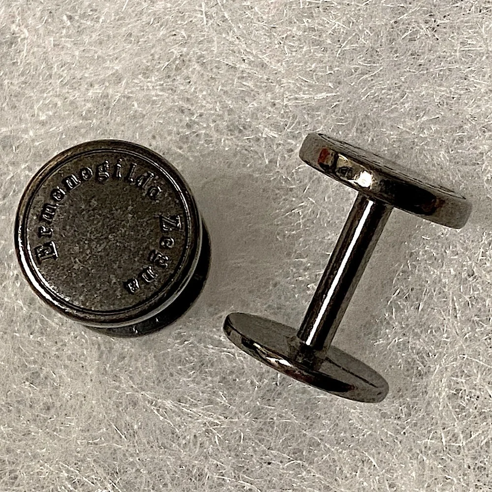 Ermenegildo Zegna stainless steel Cufflinks